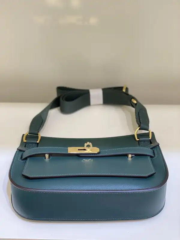 Hermes Jypsiere Mini Bag in Swift Leather Gris Meyer 0123