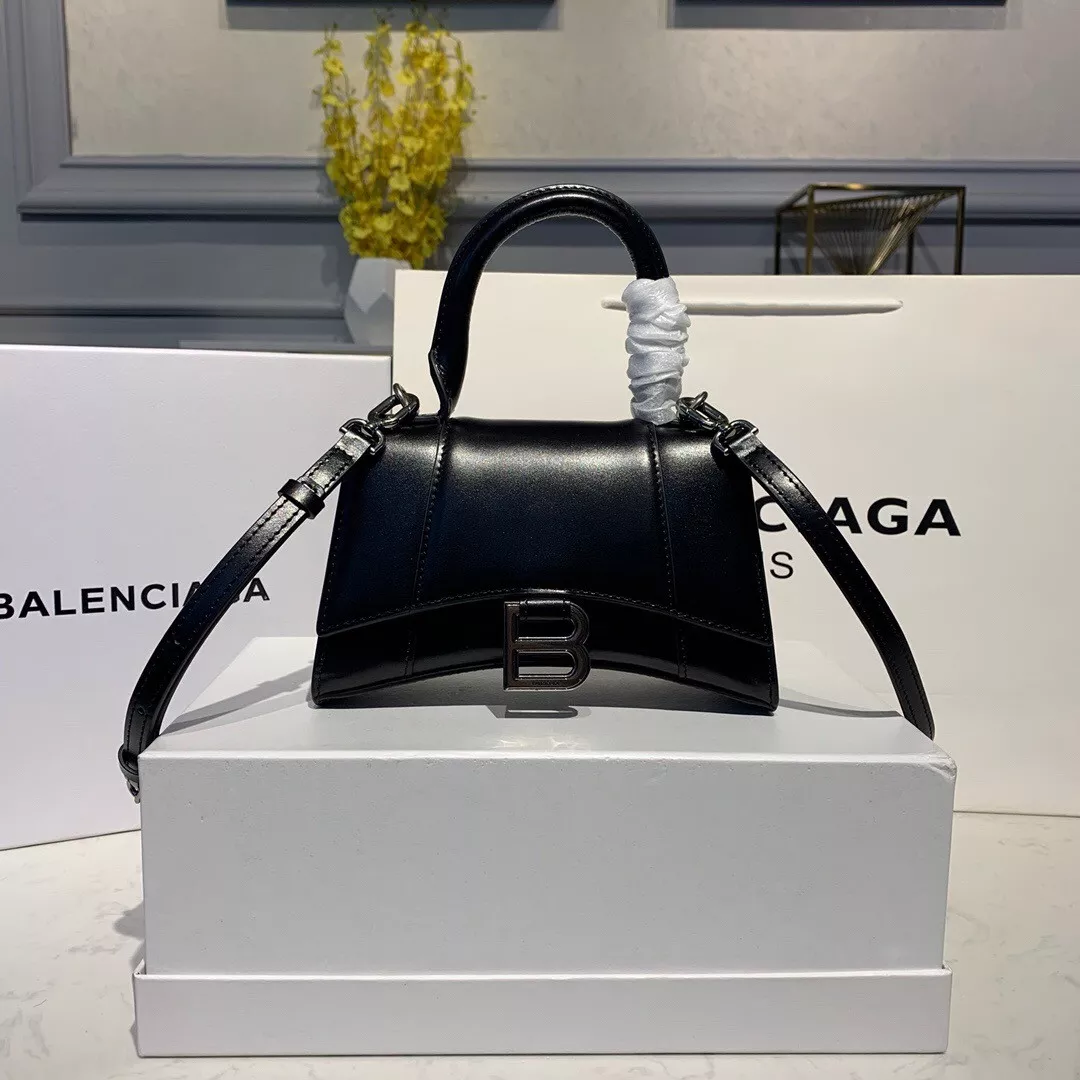 BALENCIAGA HOURGLASS XS TOP HANDLE BAG 0117