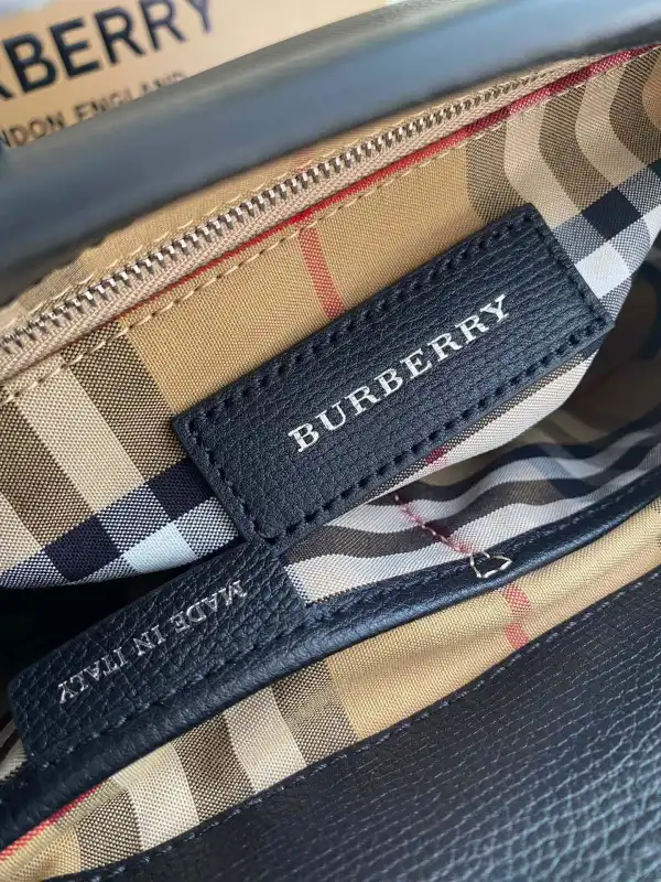 BURBERRY Check Bowling Bag-26*12*19CM 0129