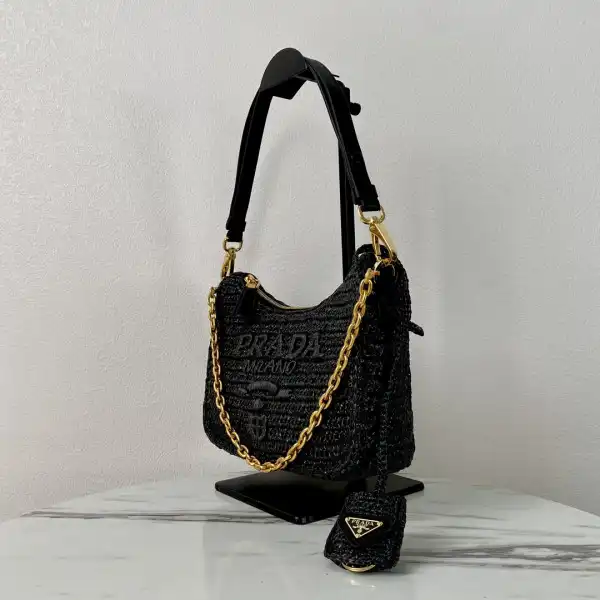 PRADA Re-Edition Crochet Mini-Bag-22*18*6CM 0202