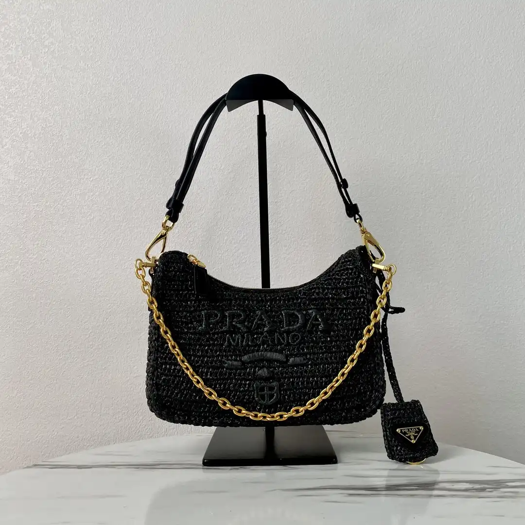 PRADA Re-Edition Crochet Mini-Bag-22*18*6CM 0202