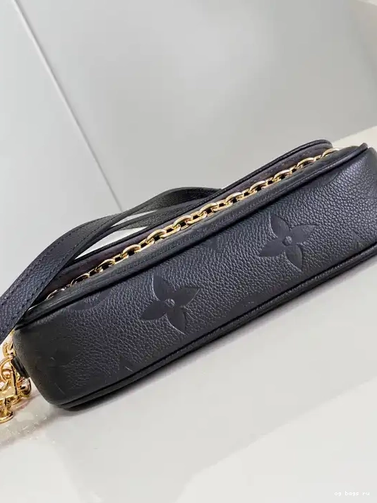 VUITTON Wallet LOUIS on Ivy-23.5*12*4.3cm Chain 0210