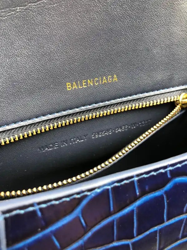 BALENCIAGA HOURGLASS SMALL TOP HANDLE BAG 0201