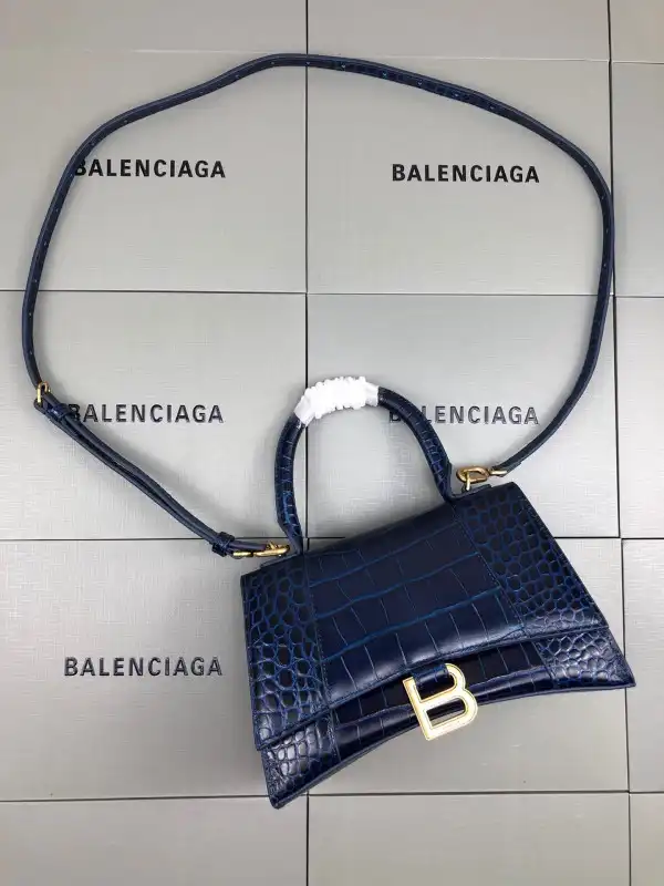 BALENCIAGA HOURGLASS SMALL TOP HANDLE BAG 0201