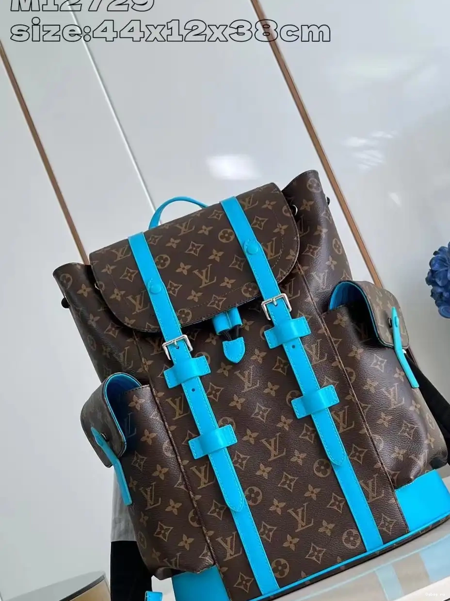 Vuitton Louis Backpack Christopher MM-38*44*12.5CM 0215