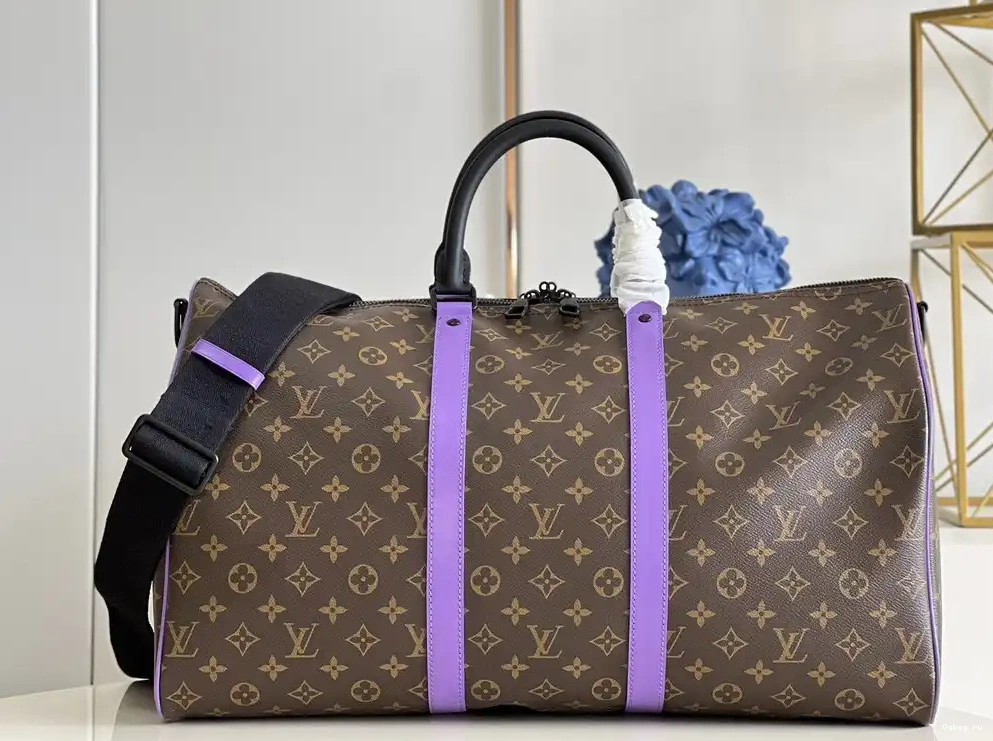 BANDOULIÈRE 50 LOUIS VUITTON KEEPALL 0222