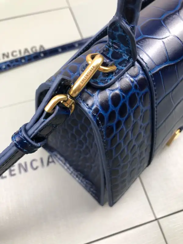 BALENCIAGA HOURGLASS SMALL TOP HANDLE BAG 0201