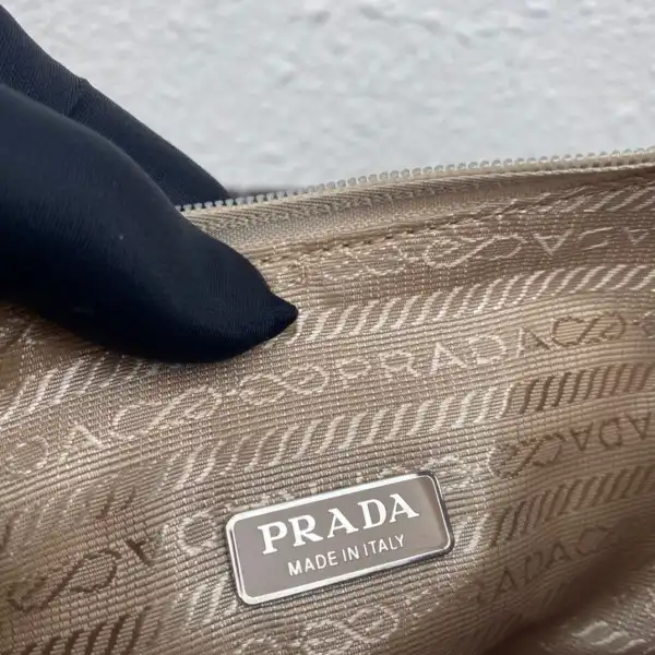 PRADA Satin mini-bag with artificial crystals 0202