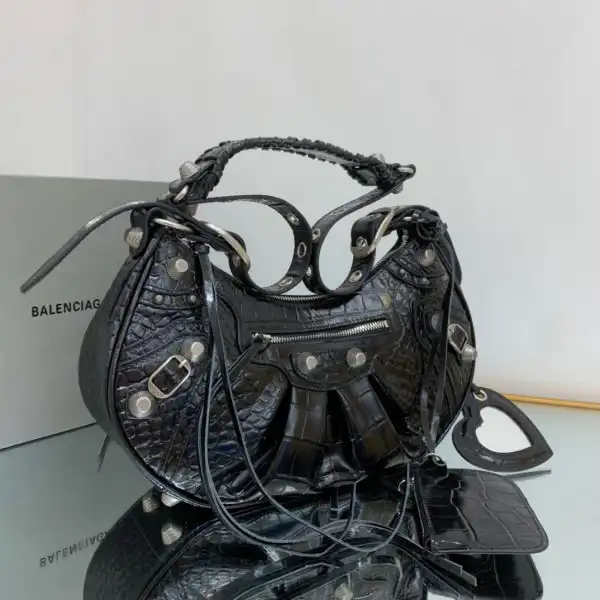 BALENCIAGA WOMEN'S LE CAGOLE SMALL SHOULDER BAG 0201