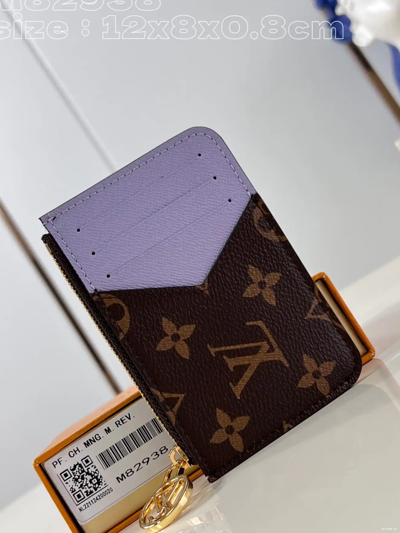 LOUIS VUITTON Holder-12*8*0.8cm Romy Card 0210