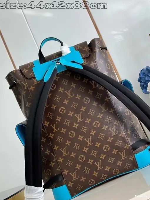 Vuitton Louis Backpack Christopher MM-38*44*12.5CM 0215