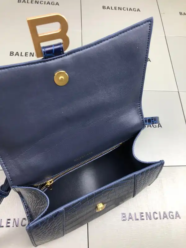 BALENCIAGA HOURGLASS SMALL TOP HANDLE BAG 0201